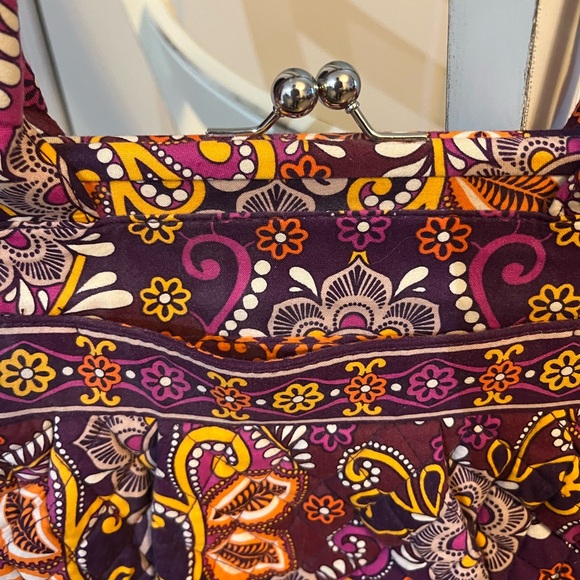Vera Bradley Kiss-Lock Shoulder Bag in Sunset Safari - Picture 3 of 6